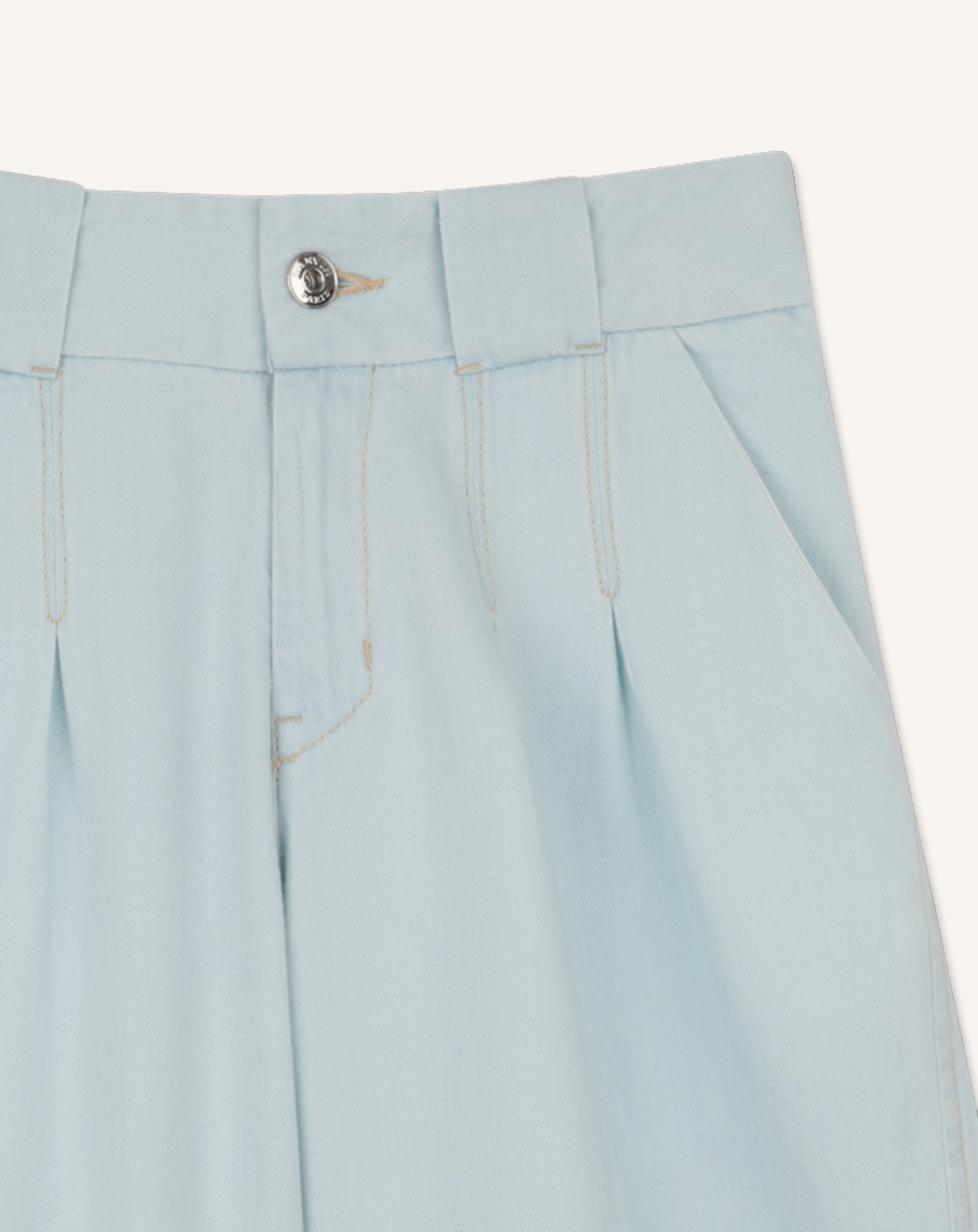 WIDE-LEG DENIM PANTS