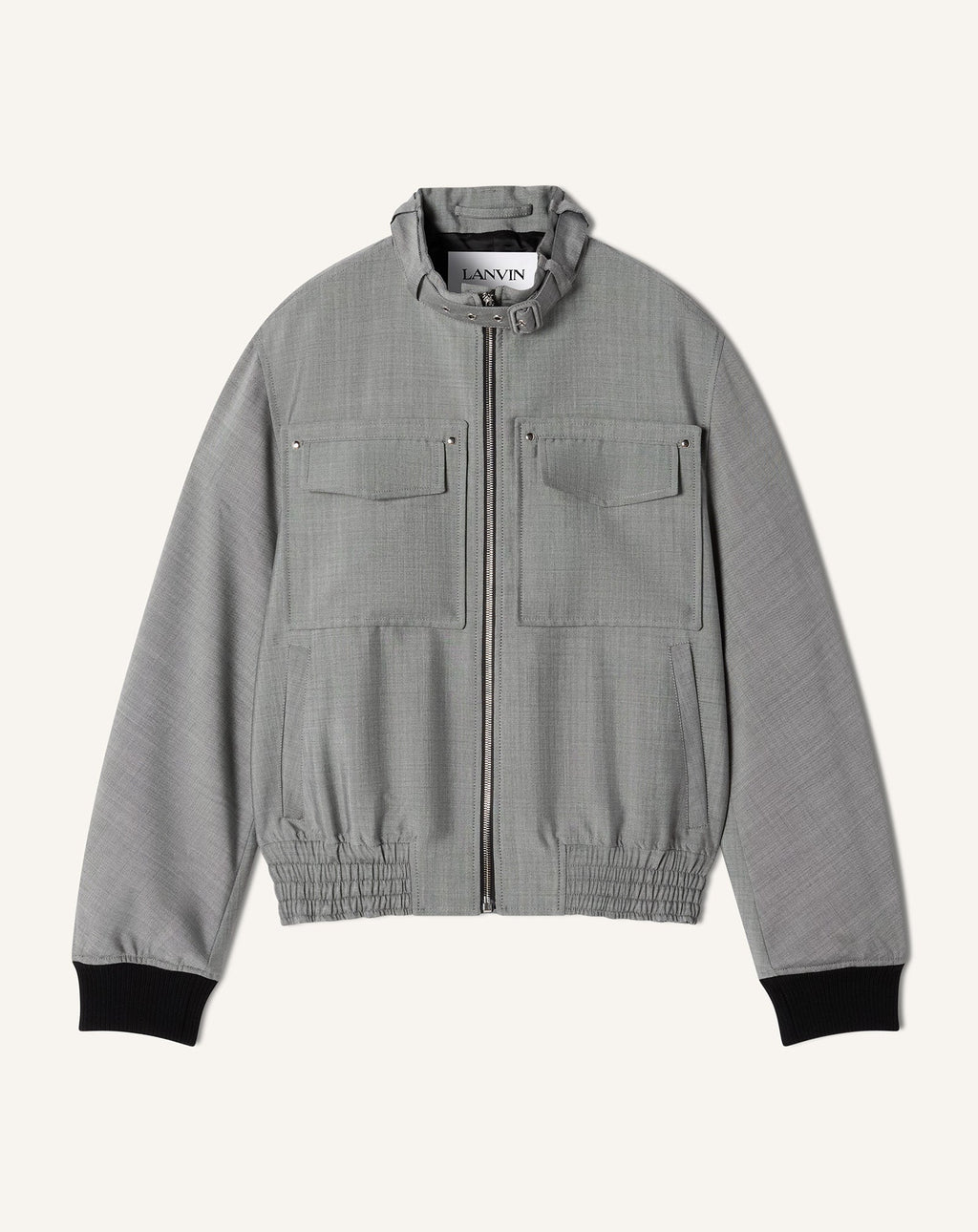 MOHAIR WOOL JACKET