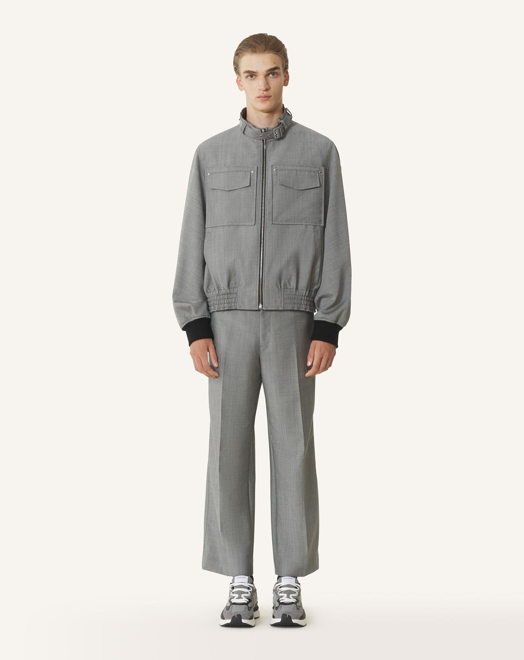 MOHAIR WOOL JACKET