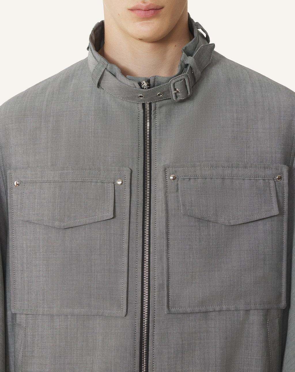 MOHAIR WOOL JACKET