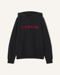 LANVIN EMBROIDERED COTTON HOODIE