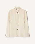 VISCOSE JACKET WITH STAND-UP COLLAR