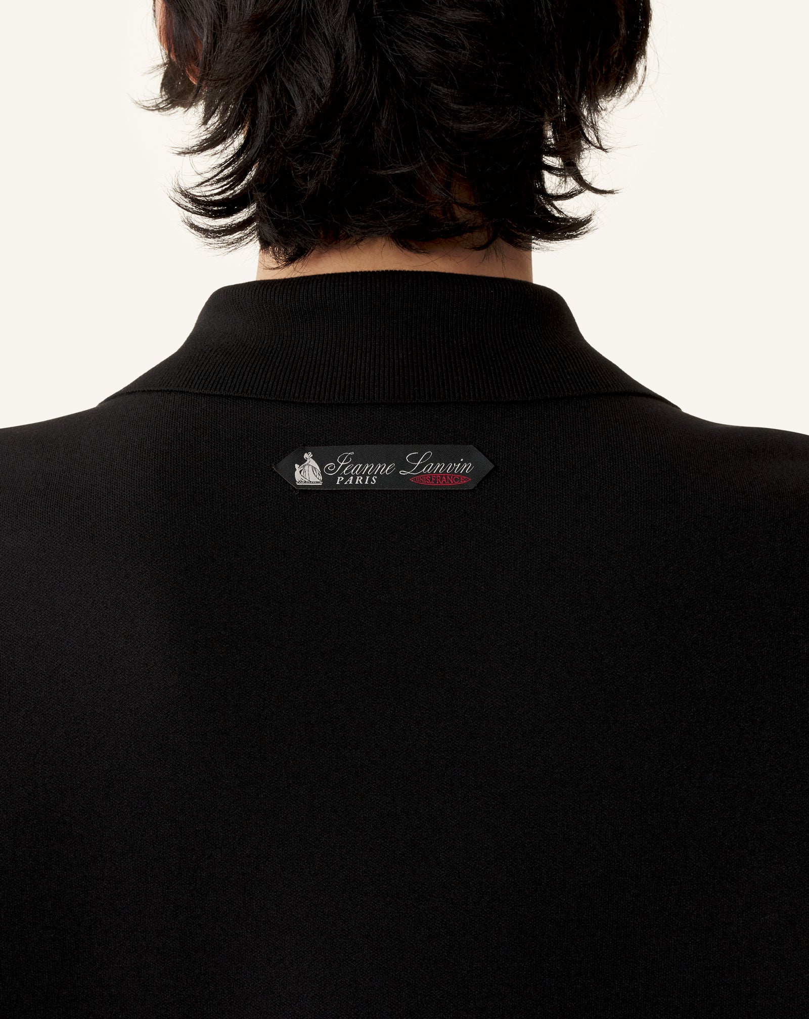 ZIP JACKET IN SILK AND COTTON JACQUARD