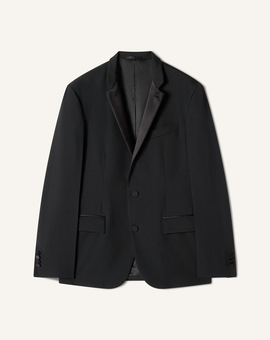 WOOL JACKET WITH STAND-UP COLLAR