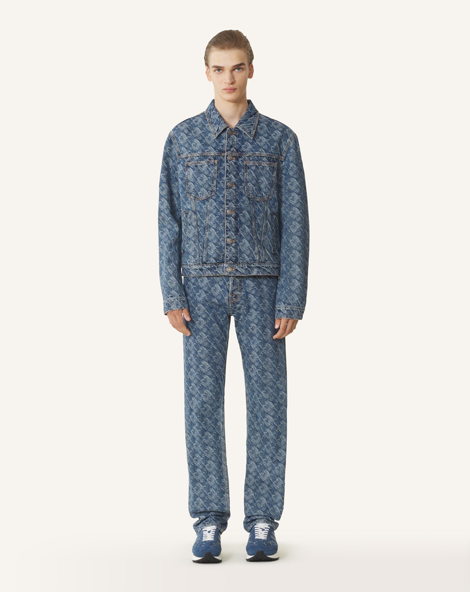 LUNAR YEAR JACQUARD DENIM JACKET