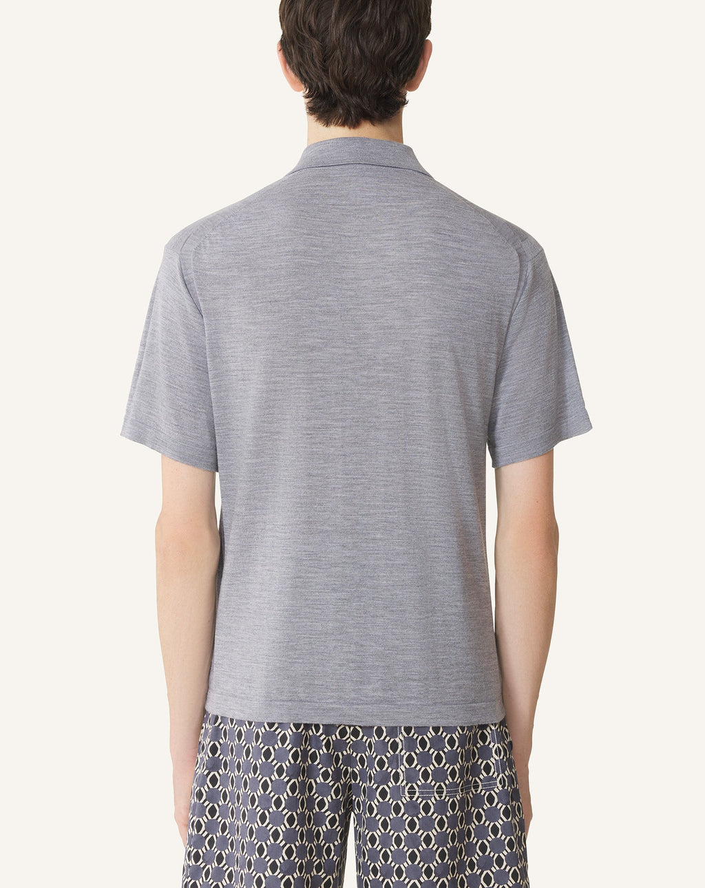 MERINO WOOL POLO SHIRT