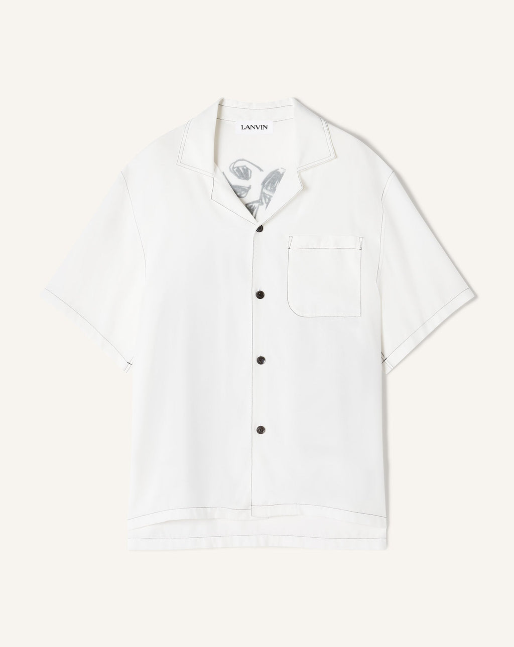 SHIRT WITH MOTHER AND CHILD PRINT ON THE BACK