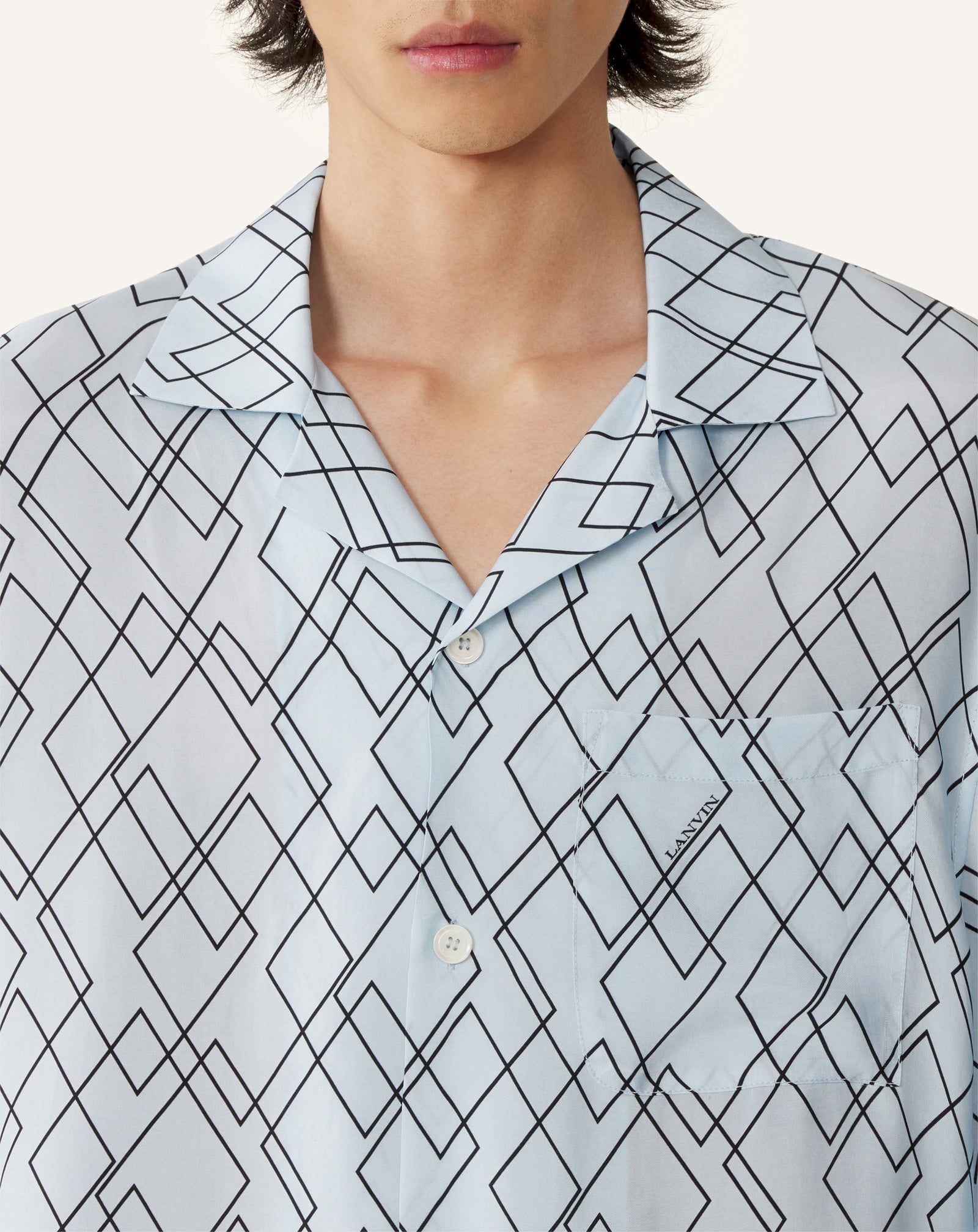 PRINTED FLOWY SHIRT