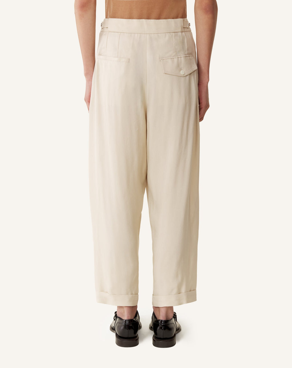 LOOSE-FIT PANTS IN VISCOSE