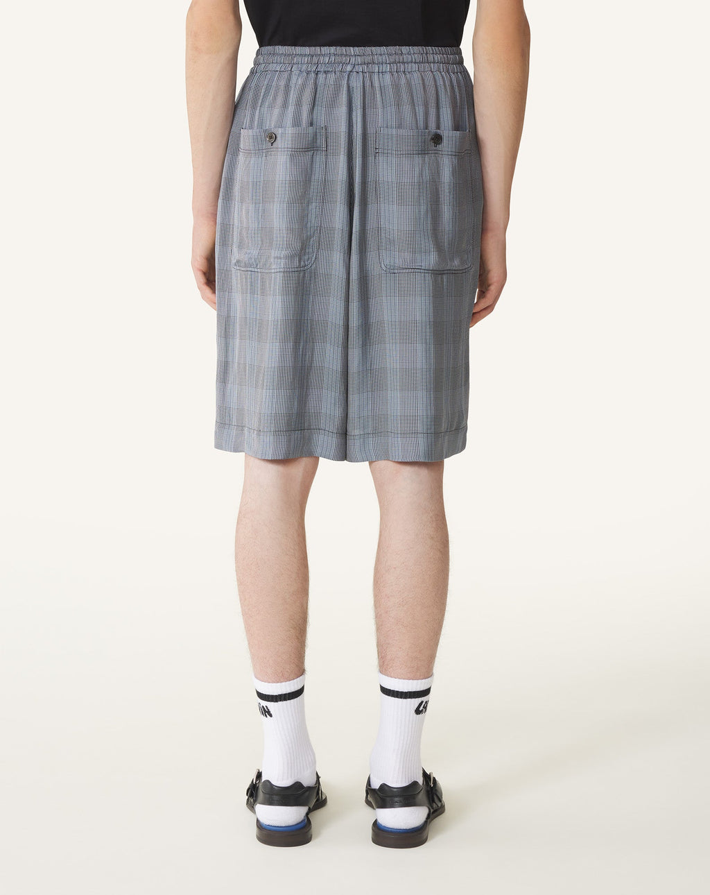VISCOSE BERMUDA SHORTS