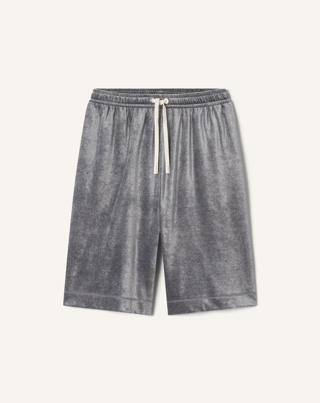 VELVET BERMUDA SHORTS