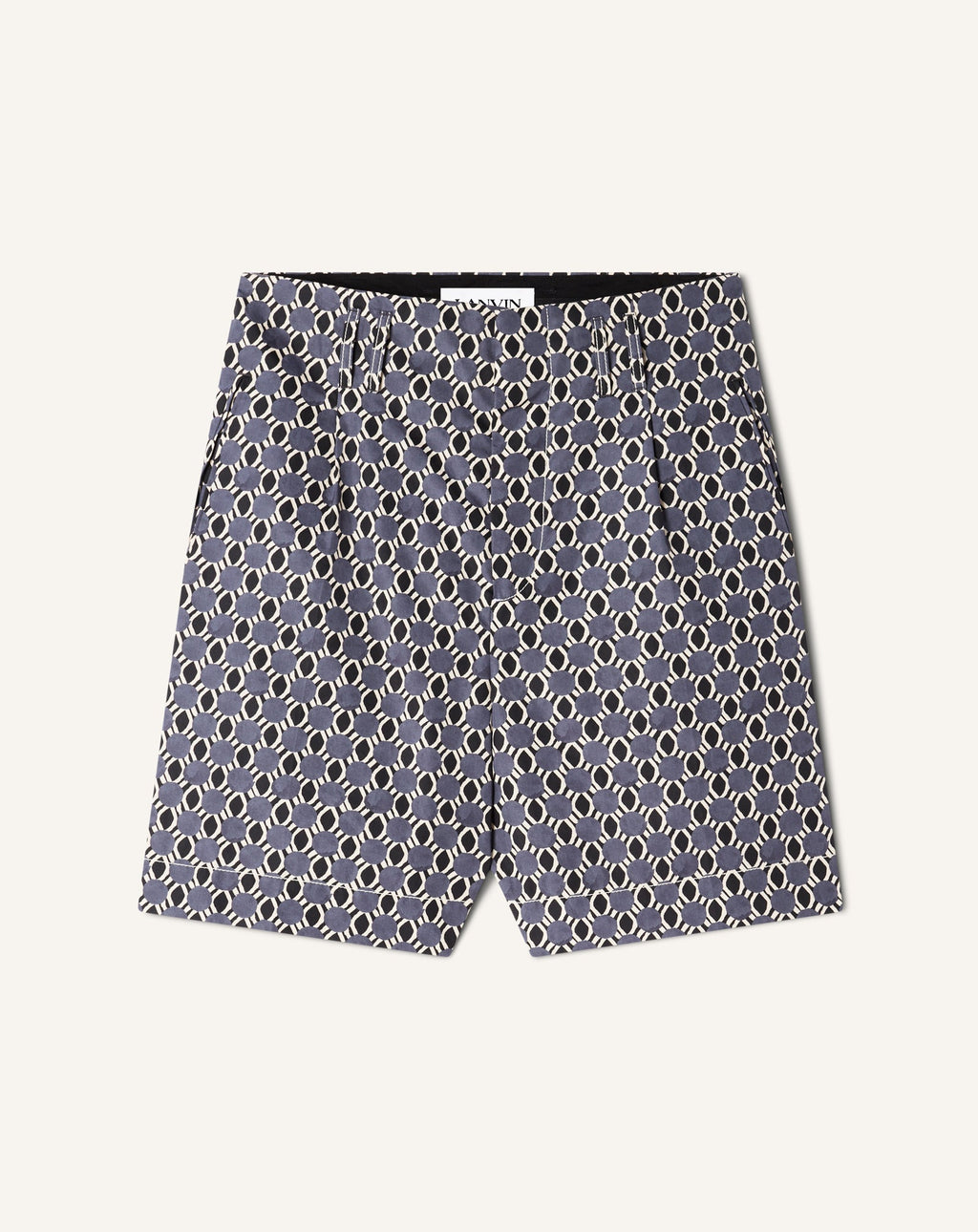 PRINTED COTTON SHORTS