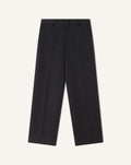 STRAIGHT-LEG WOOL PANTS