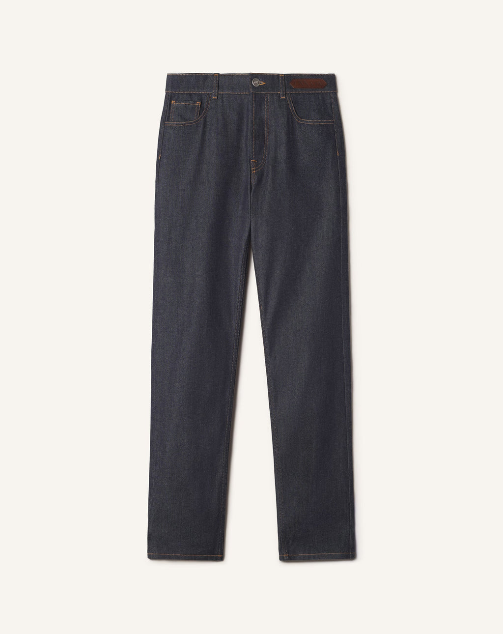 STRAIGHT-LEG DENIM PANTS