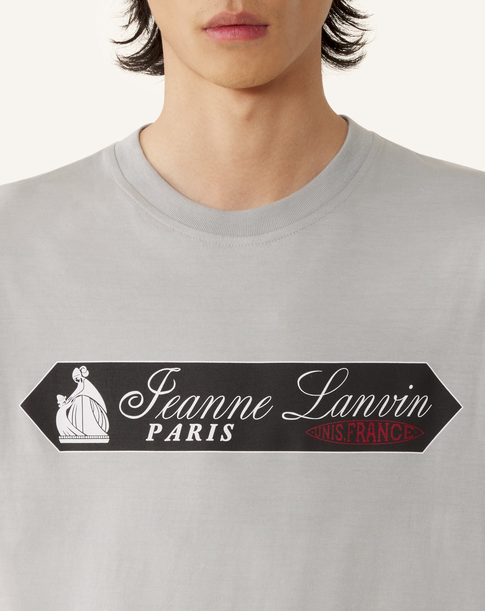 PRINTED LANVIN SIGNATURE LABEL T-SHIRT