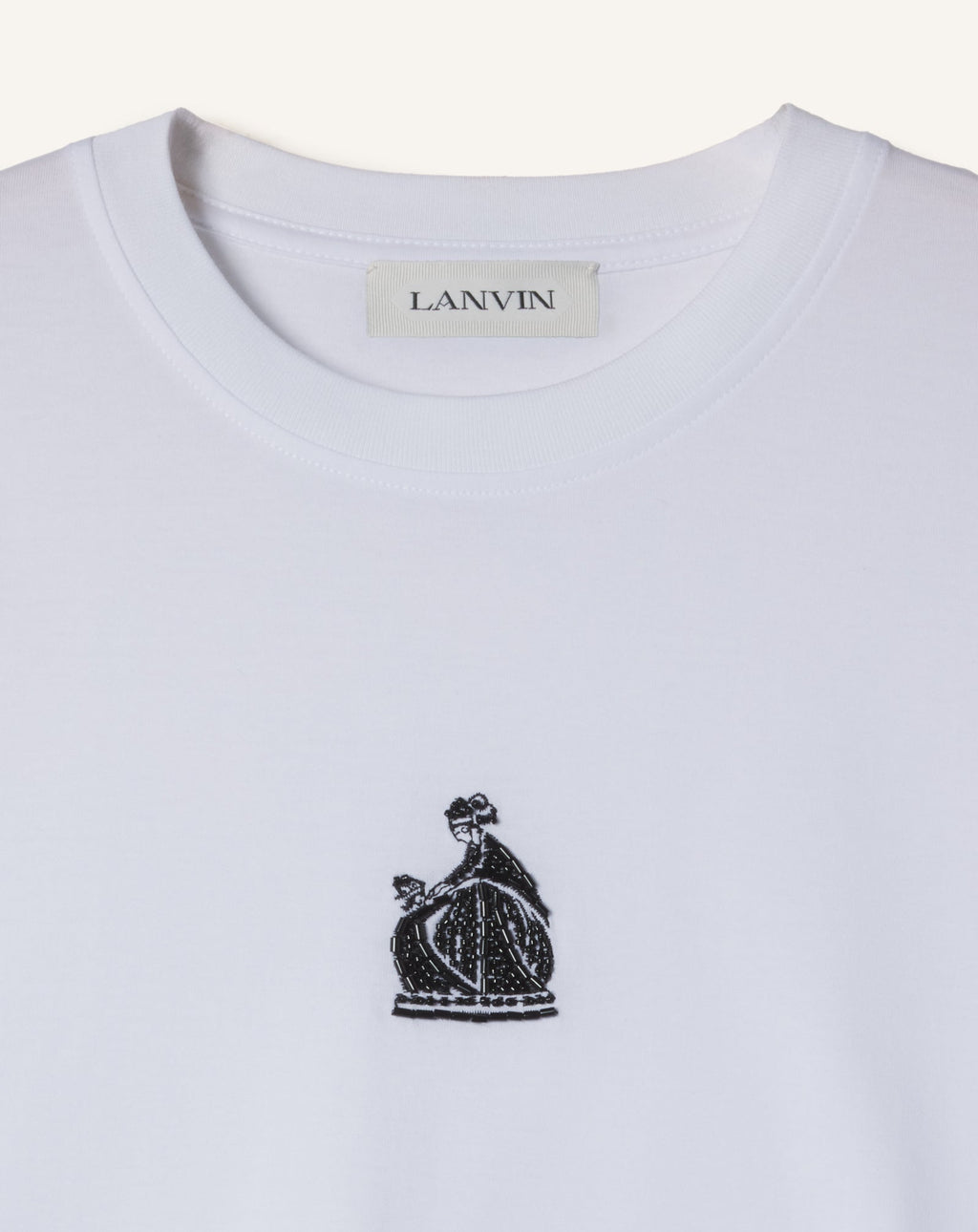 MOTHER AND CHILD EMBROIDERED COTTON JERSEY T-SHIRT