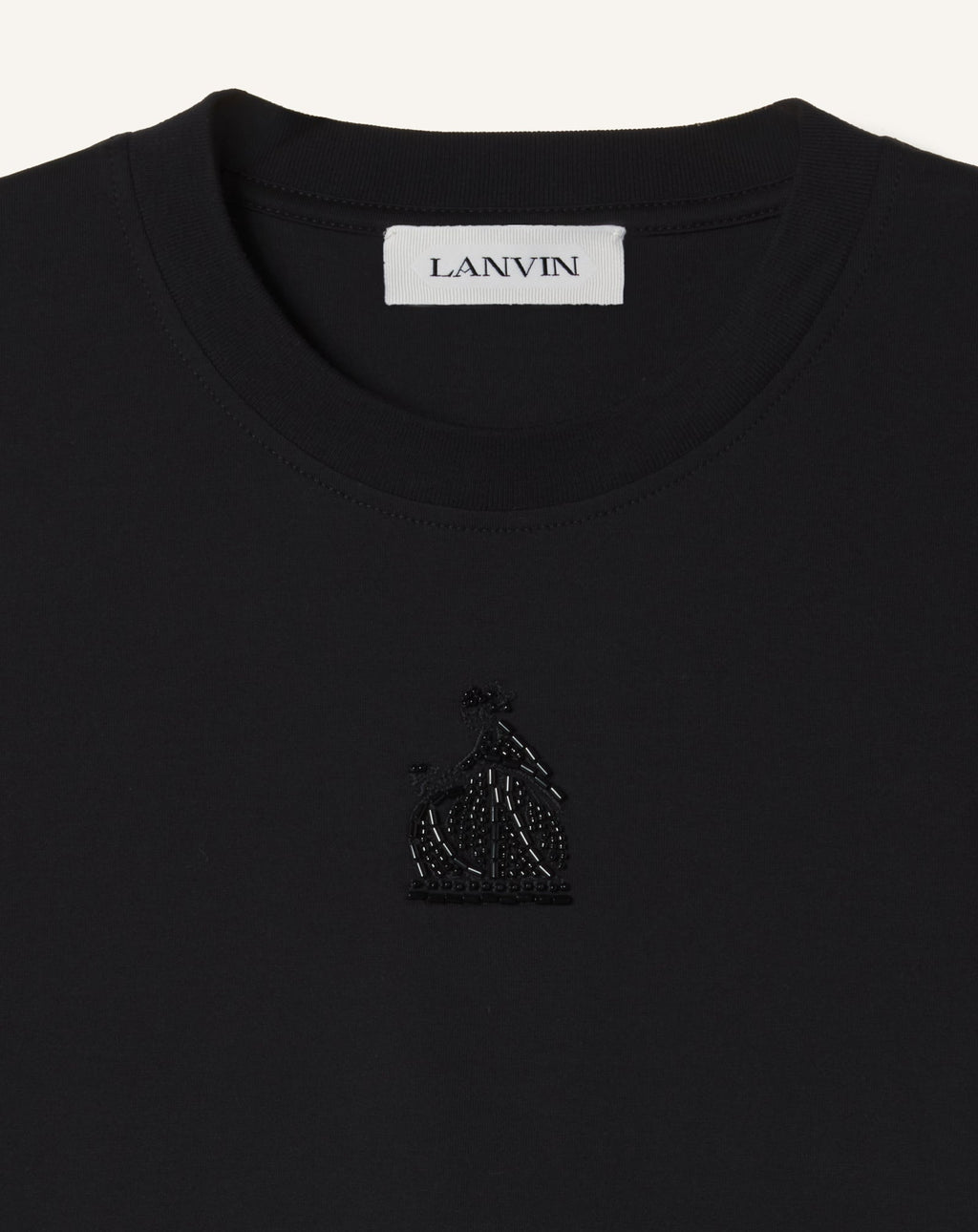 MOTHER AND CHILD EMBROIDERED COTTON JERSEY T-SHIRT