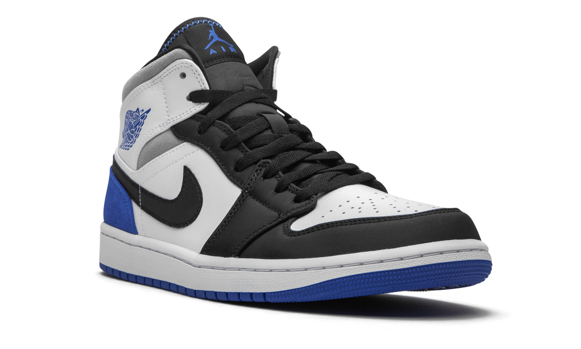 Air Jordan 1 Mid SE "Game Royal Black Toe" 852542 102