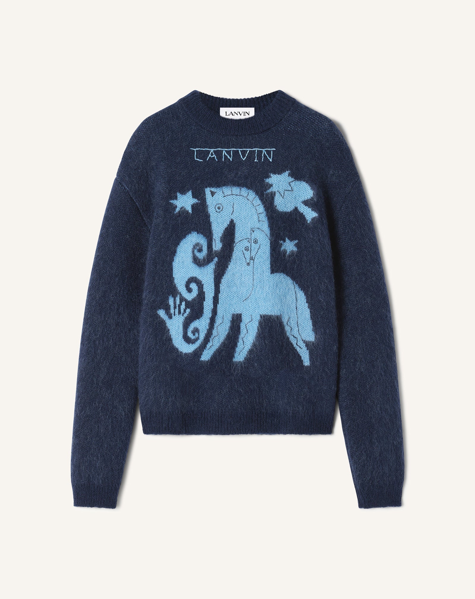 LUNAR YEAR JACQUARD MOHAIR SWEATER
