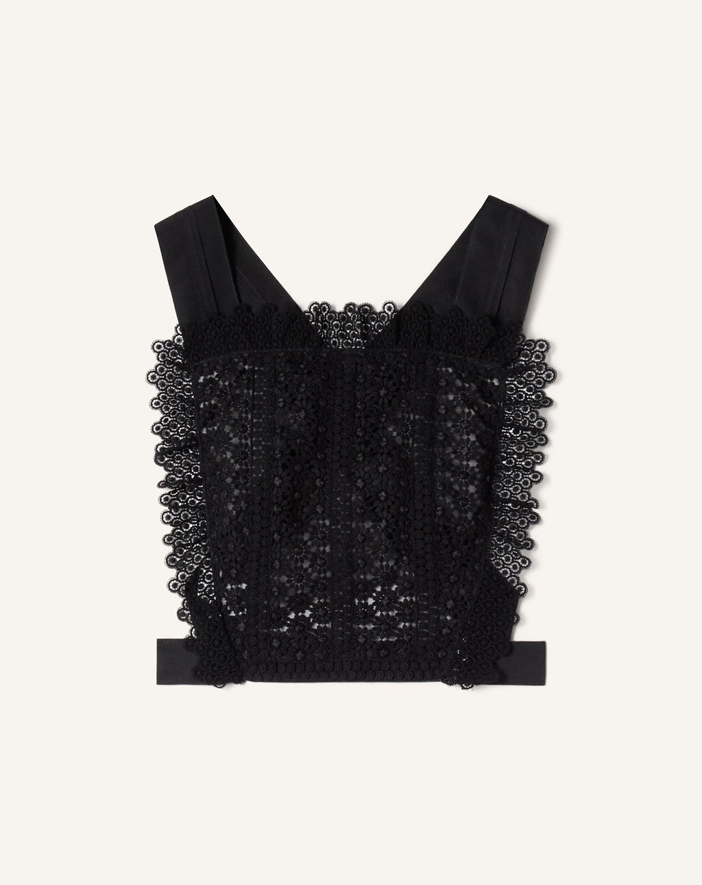 GUIPURE BIB