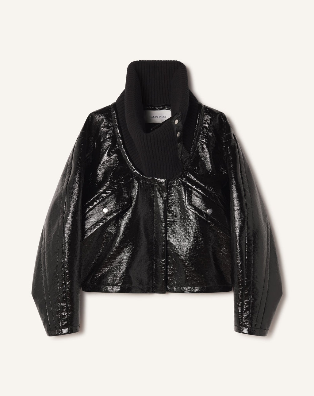 SHORT VINYL COAT