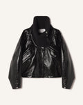 SHORT VINYL COAT
