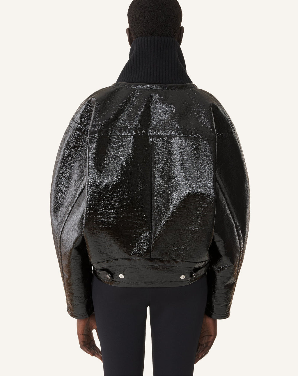 SHORT VINYL COAT