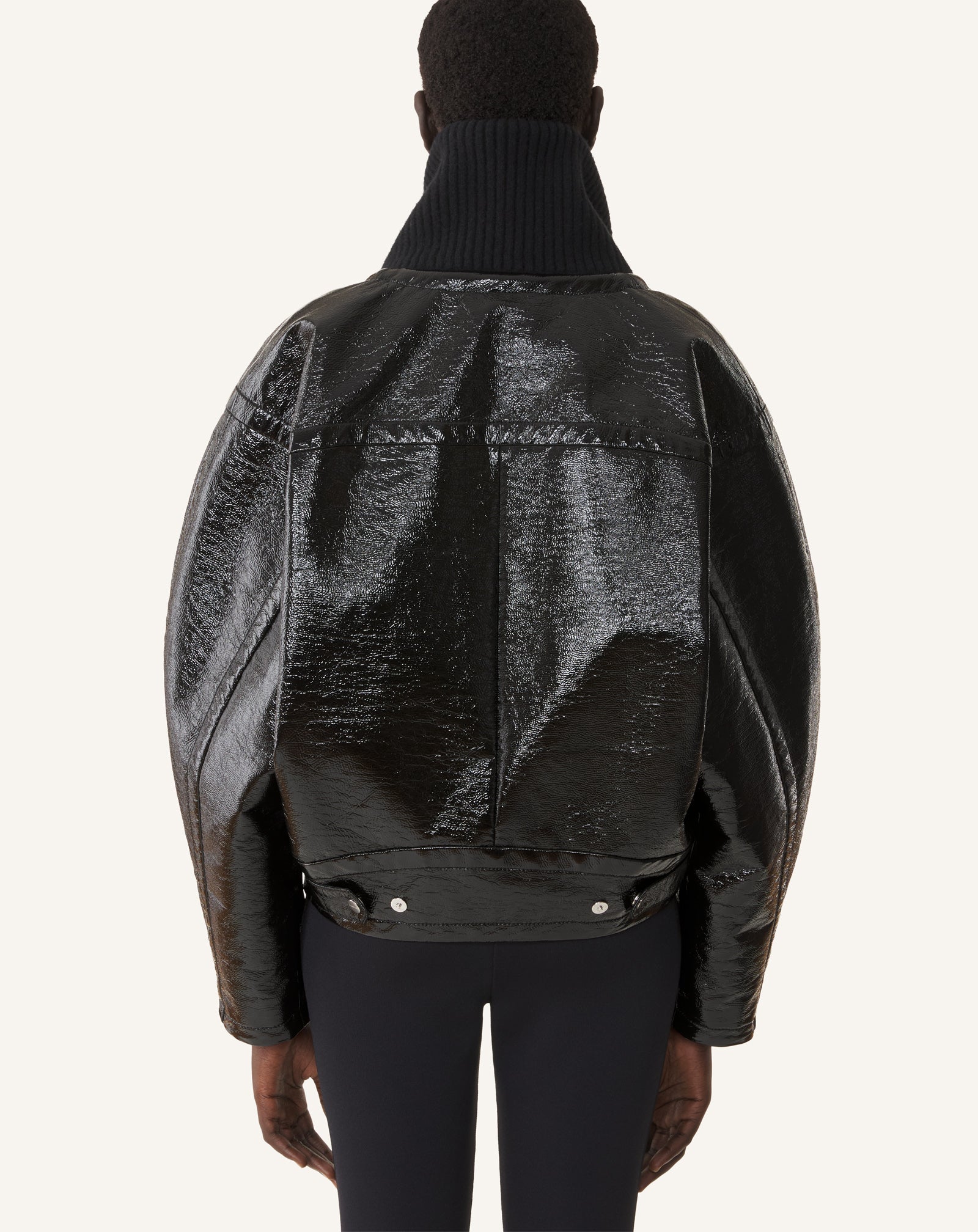 SHORT VINYL COAT