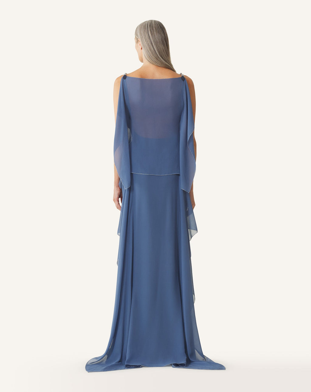 MAXI DRESS IN SILK GEORGETTE