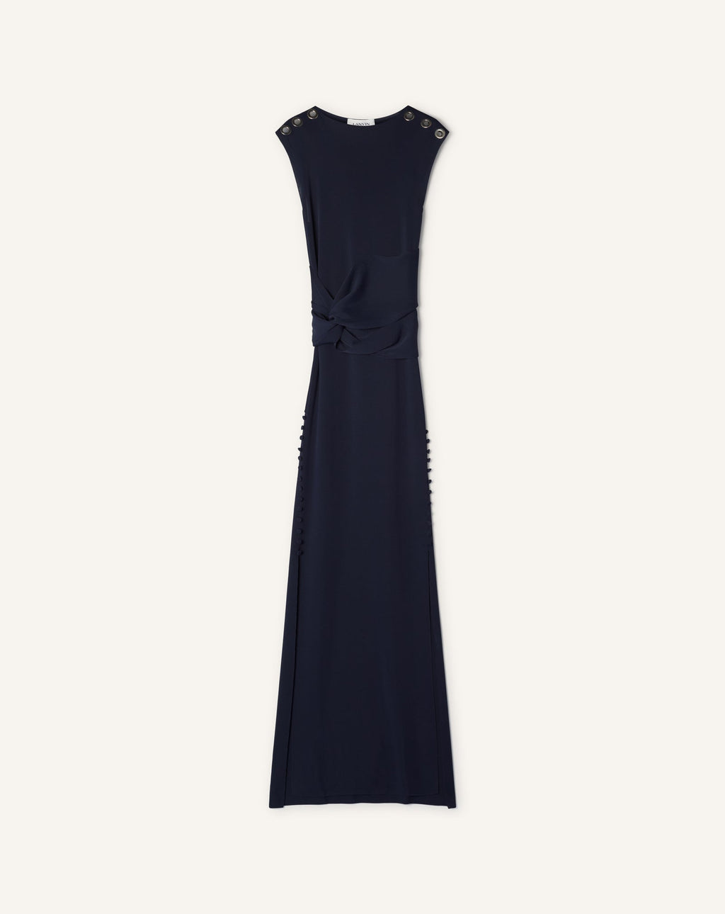 VISCOSE FITTED CHOKER DRESS