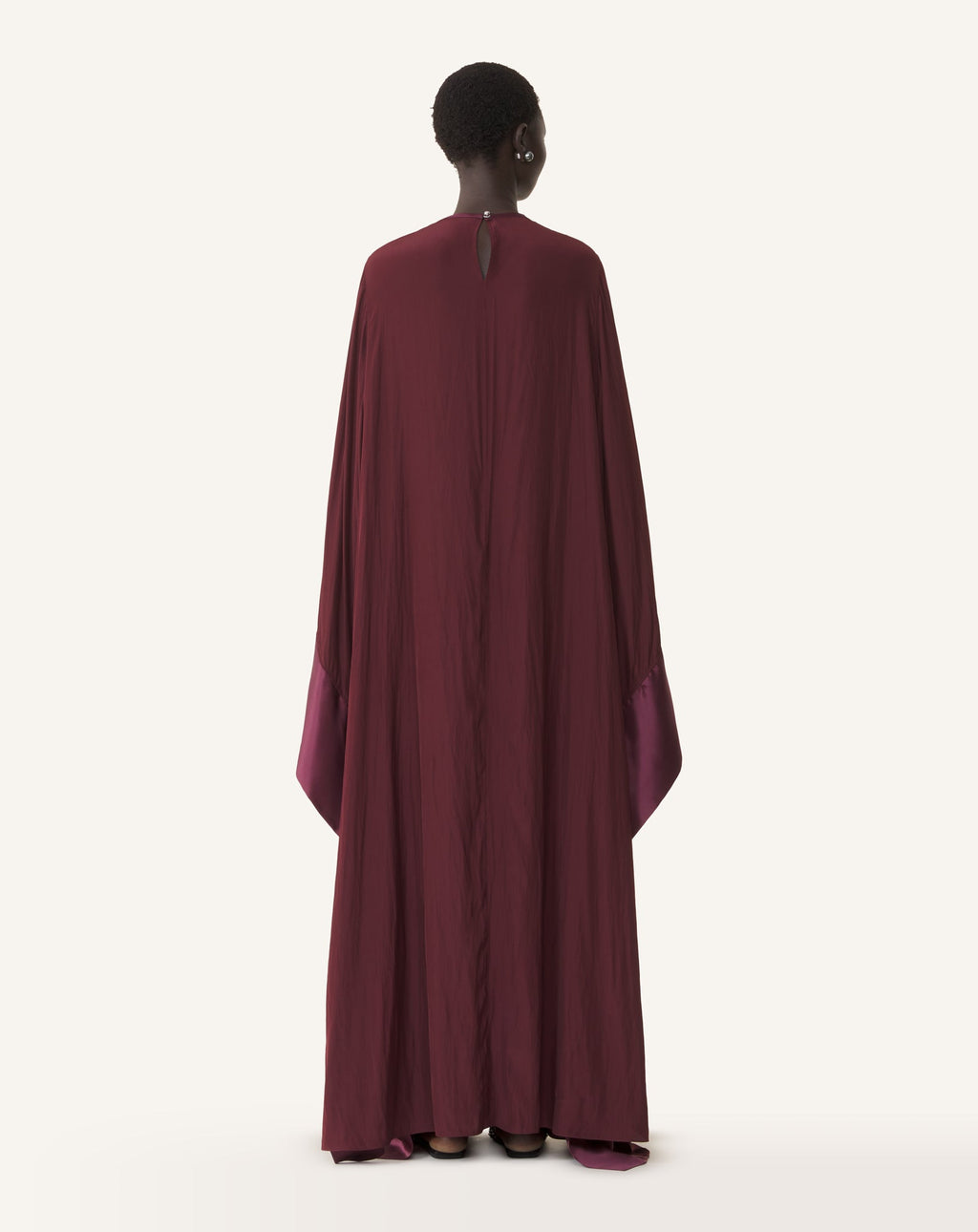FULL-LENGTH CHARMEUSE DRESS