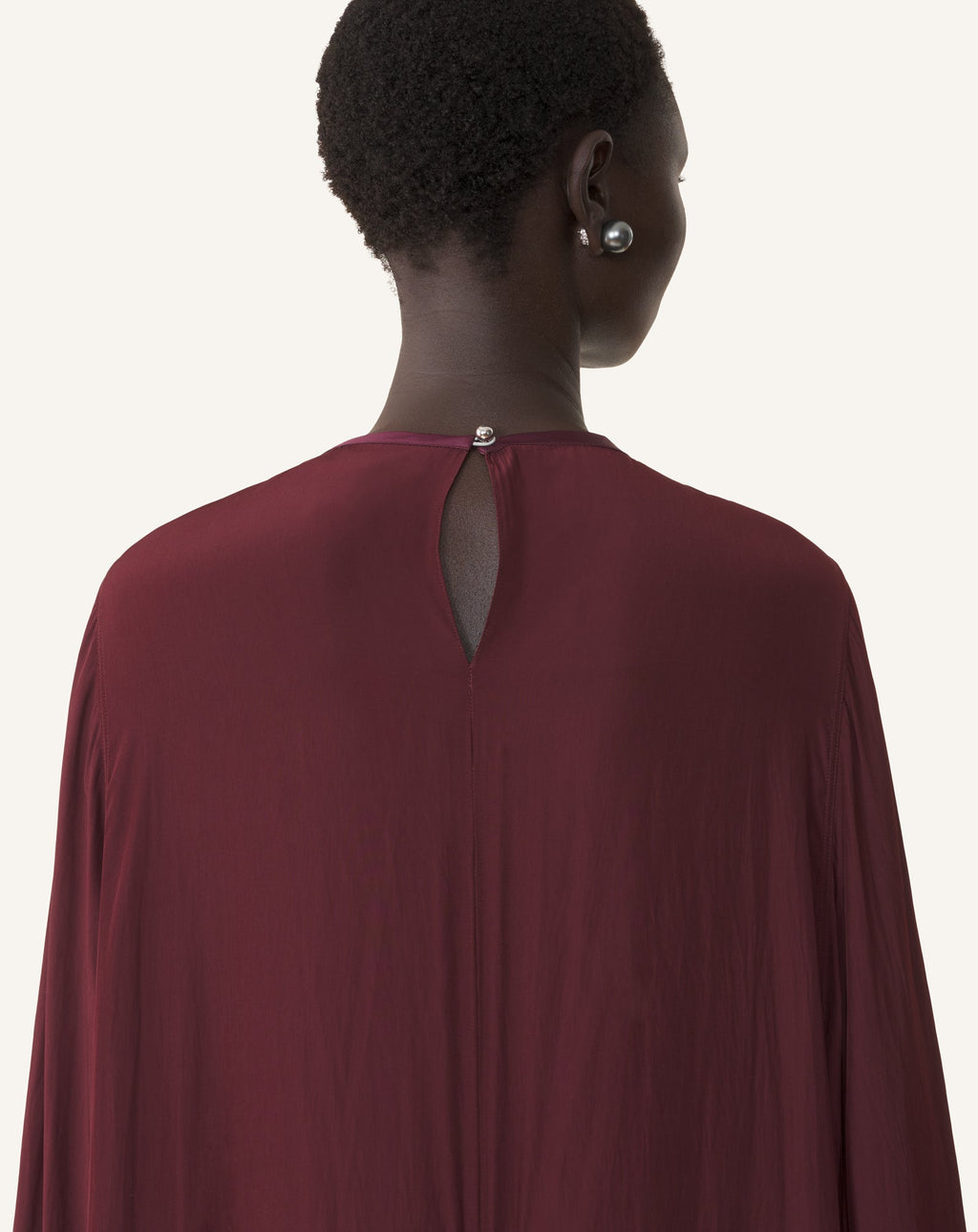 FULL-LENGTH CHARMEUSE DRESS