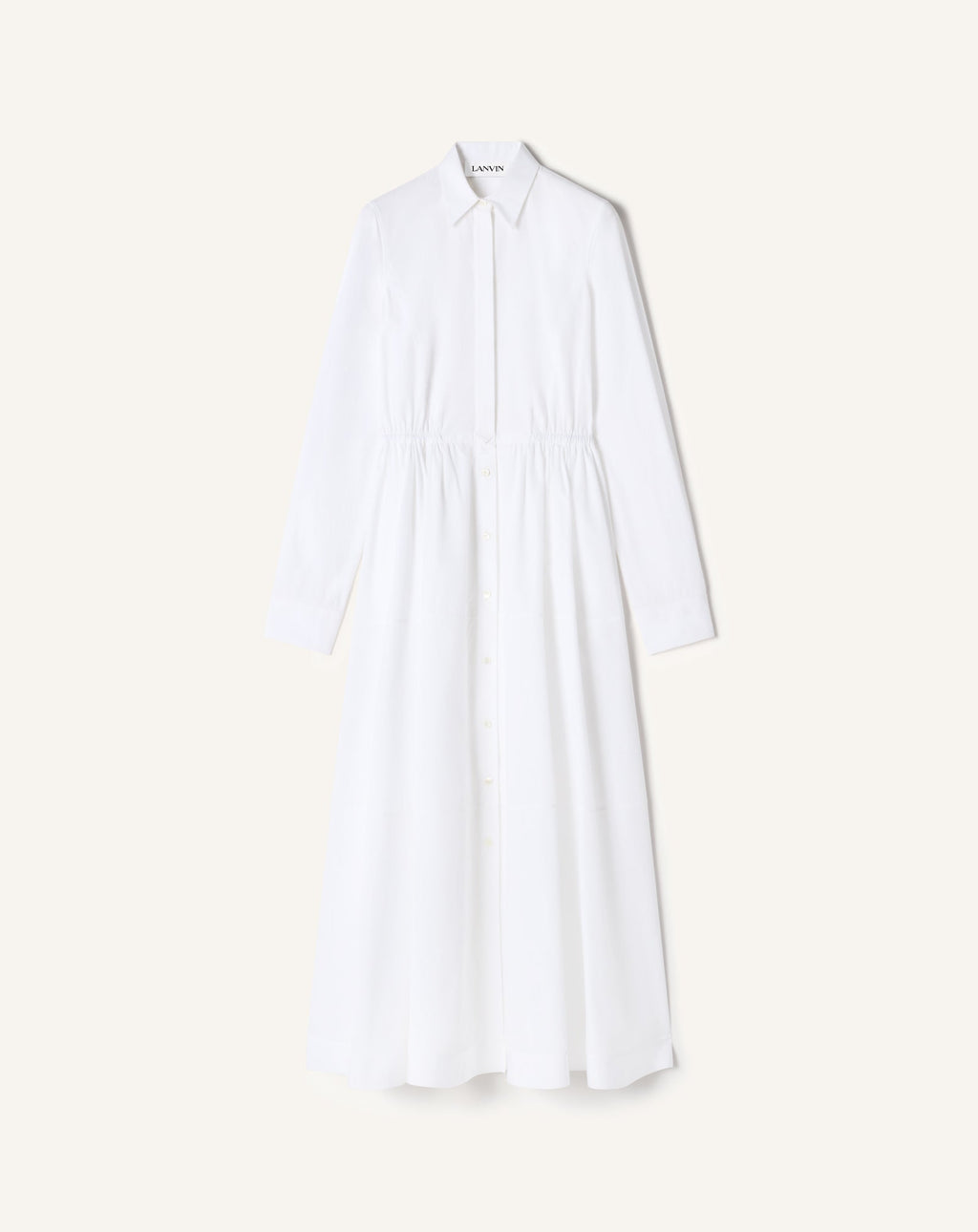 COTTON POPLIN SHIRT DRESS
