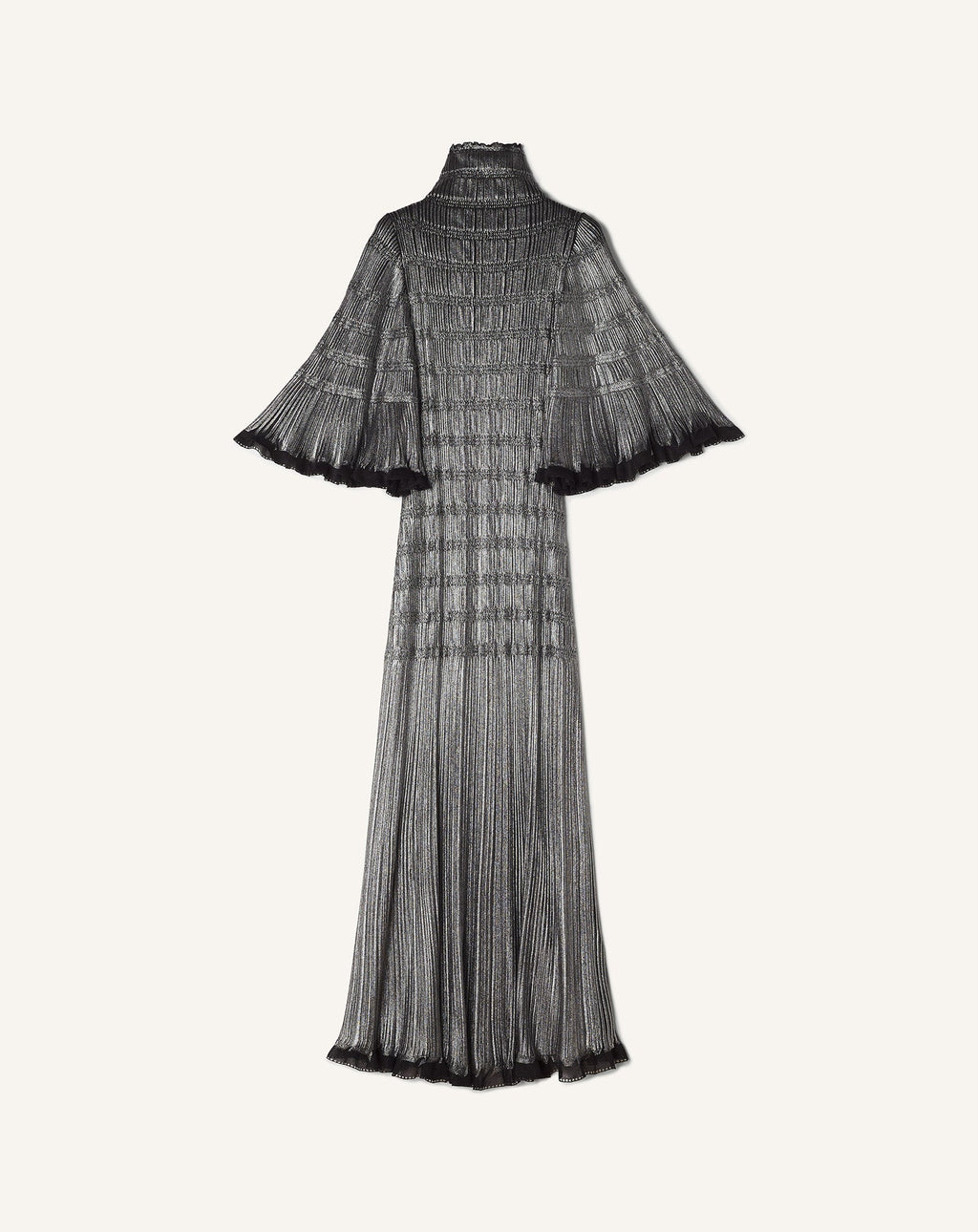 MIDI DRESS IN METALLIC VISCOSE