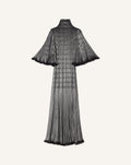 MIDI DRESS IN METALLIC VISCOSE