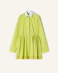 SHORT SHIRT DRESS IN COTTON POPLIN