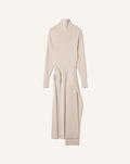 WOOL AND CASHMERE MIDI DRESS