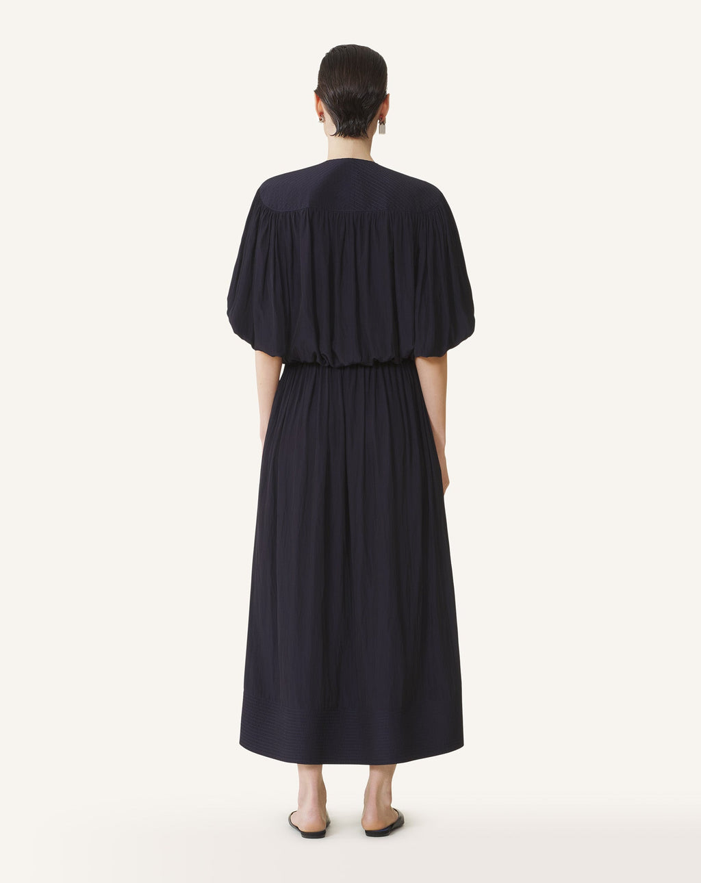 MIDI DRESS IN CHARMEUSE