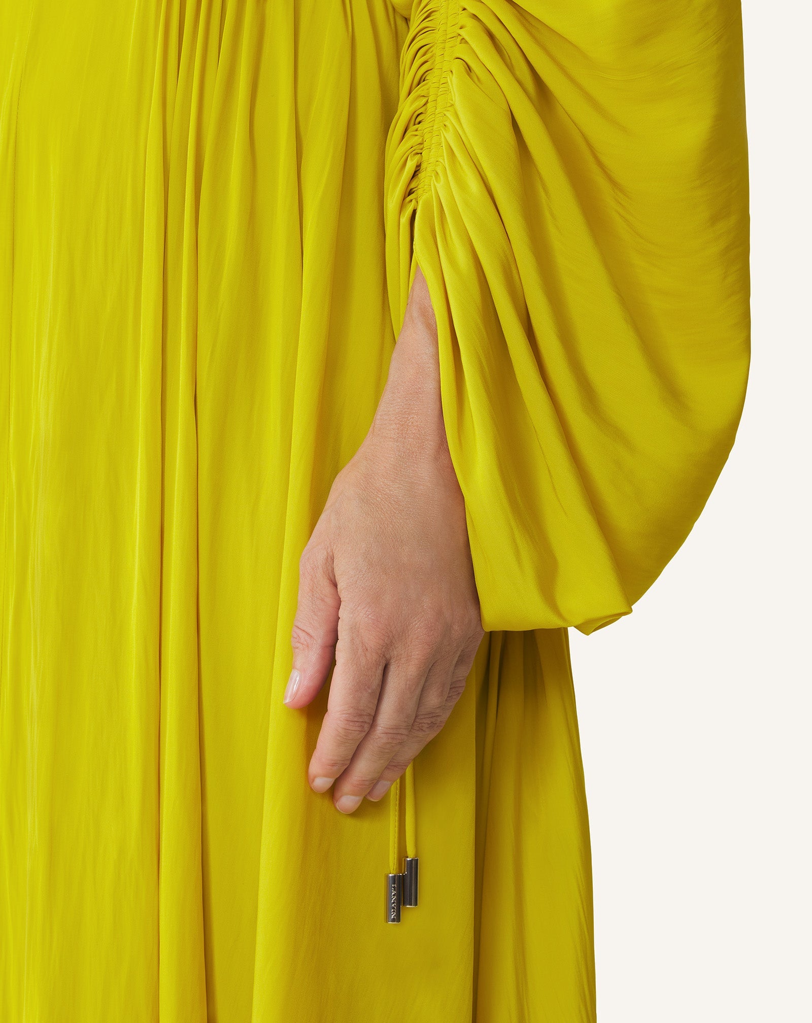FITTED CHARMEUSE DRESS