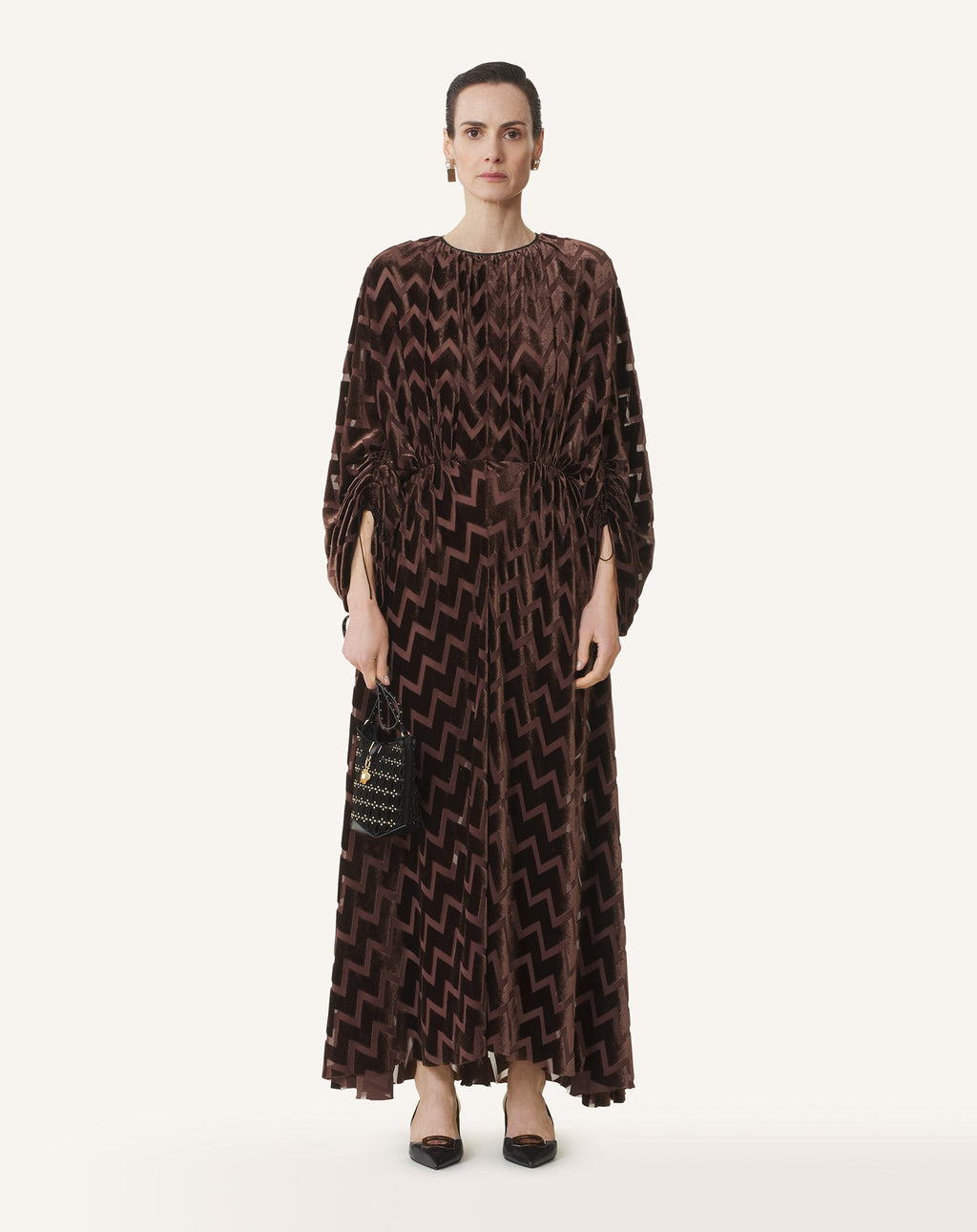 DEVORÉ VELVET DRESS