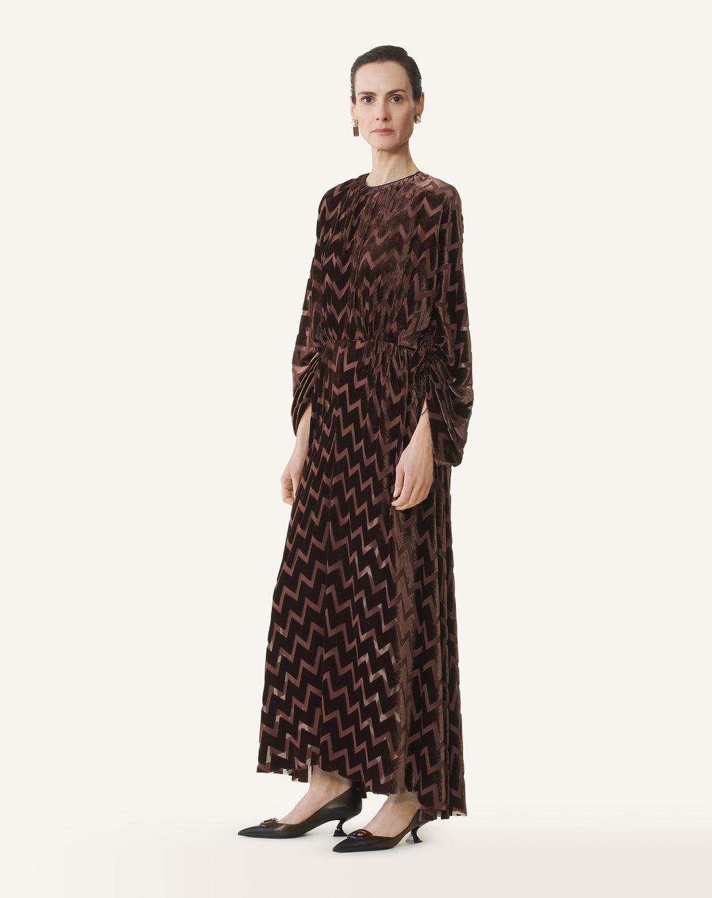 DEVORÉ VELVET DRESS