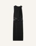MIDI DRESS IN JERSEY AND SATIN