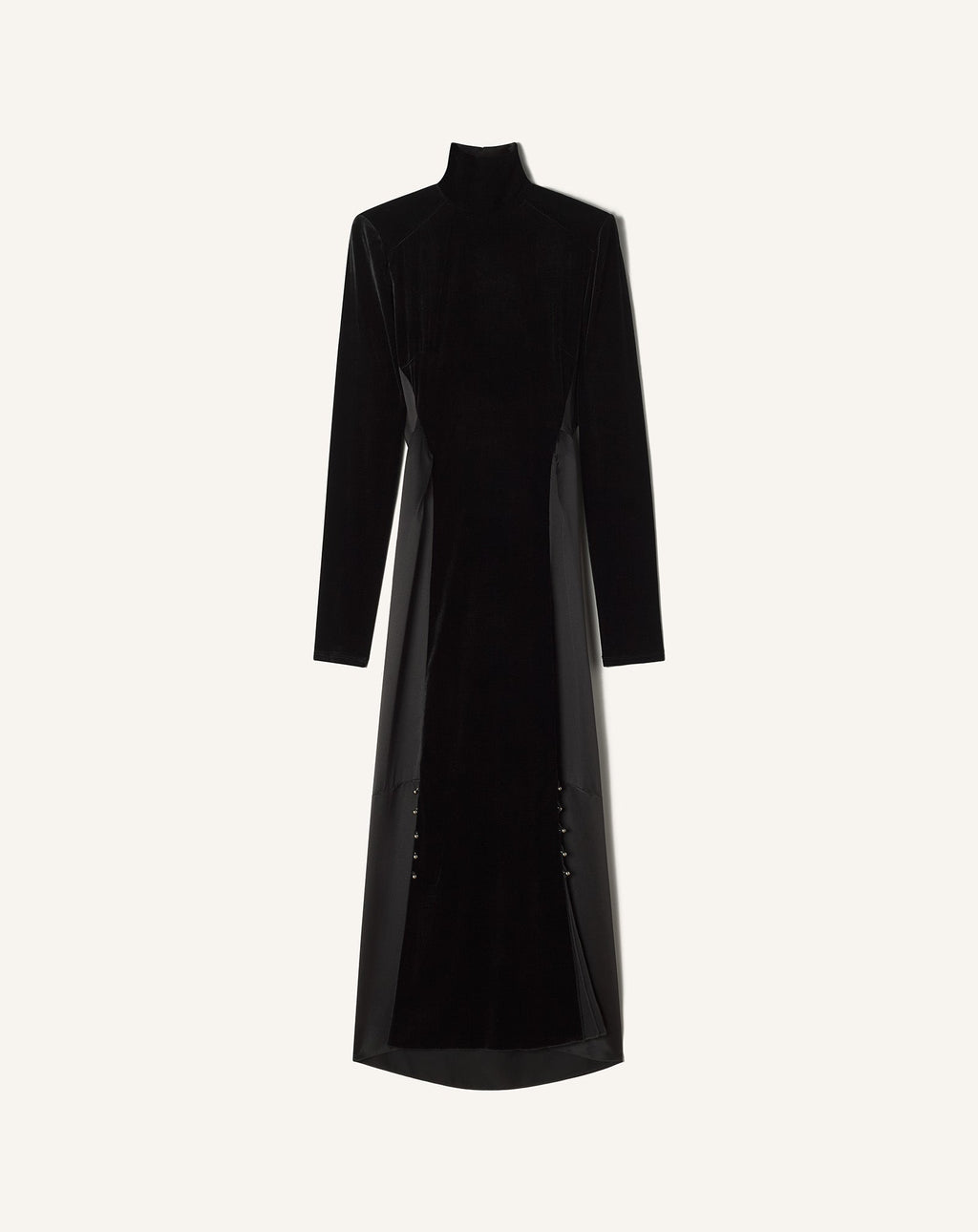 VELVET MIDI DRESS