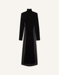 VELVET MIDI DRESS