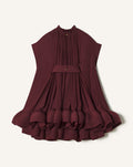 SHORT CHARMEUSE DRESS