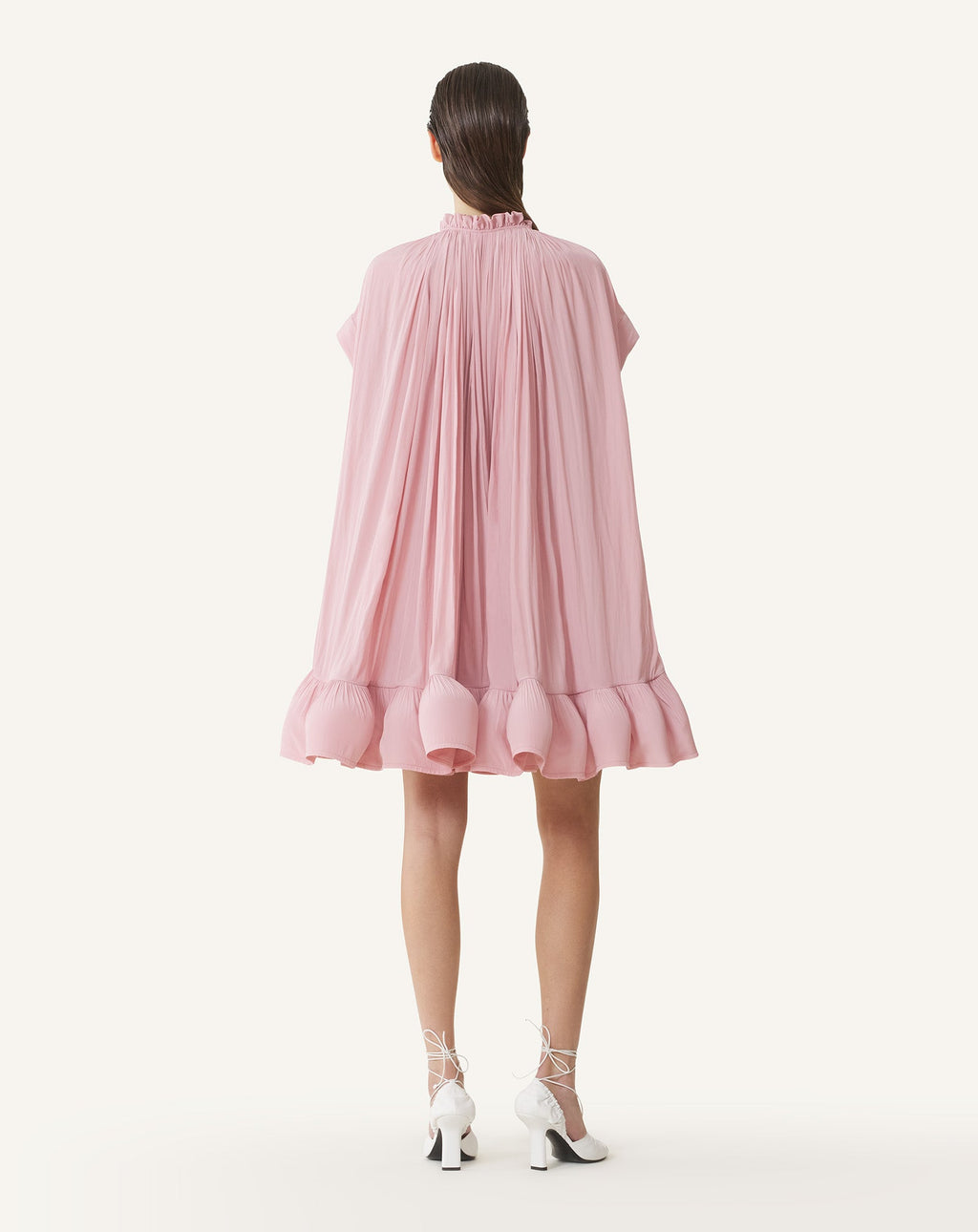 SHORT CHARMEUSE DRESS