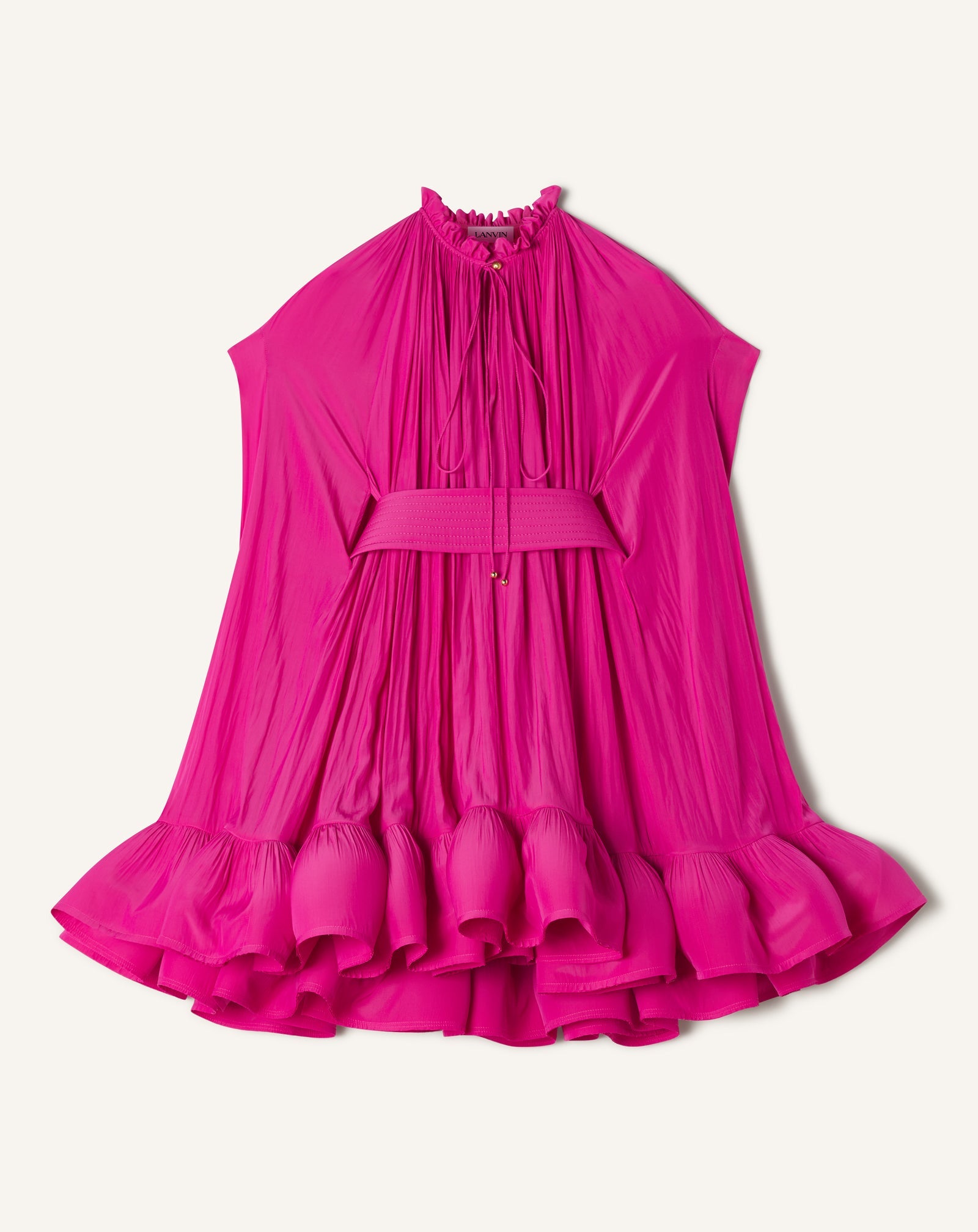 SHORT CHARMEUSE DRESS