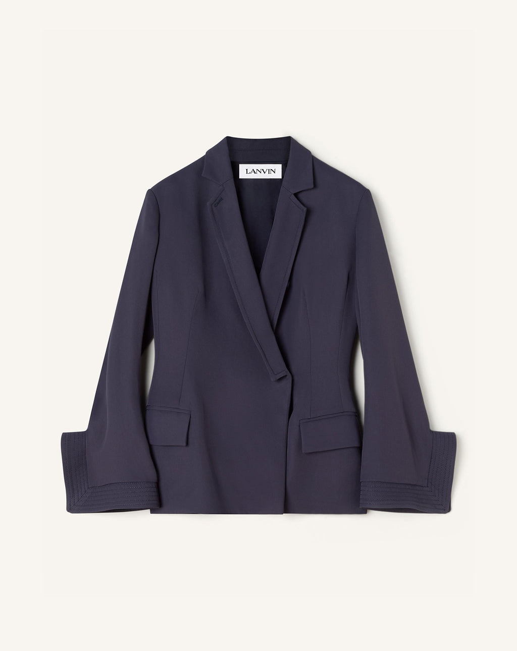 DOUBLE-BREASTED TWILL JACKET