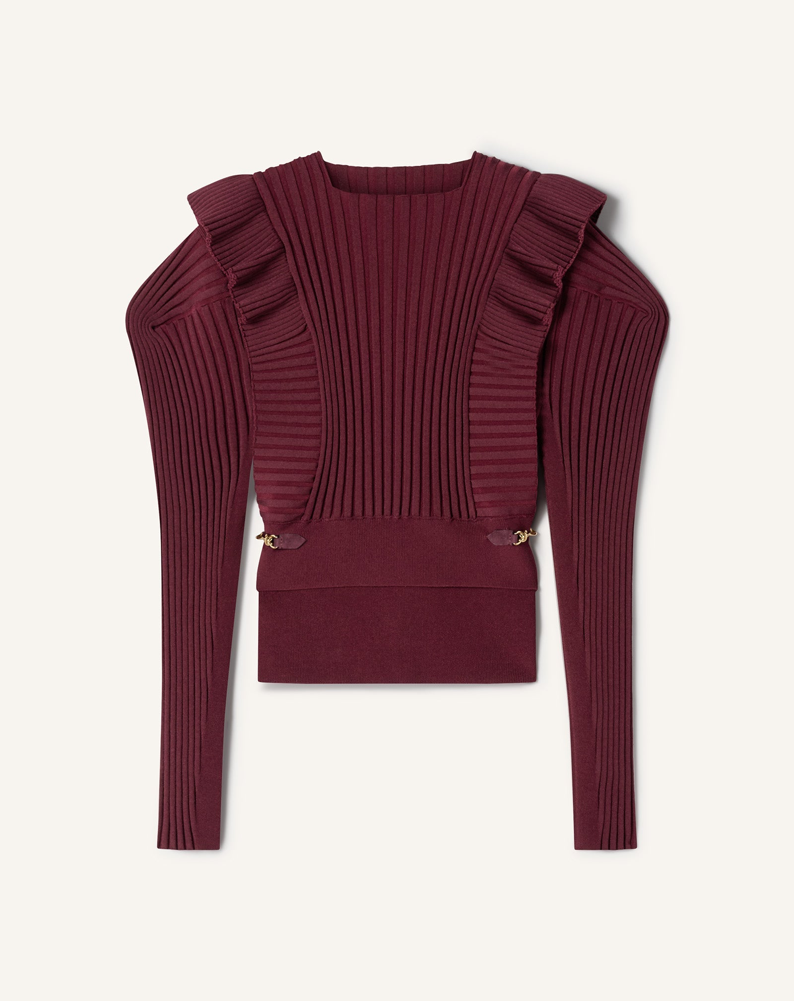 VISCOSE BIB SWEATER