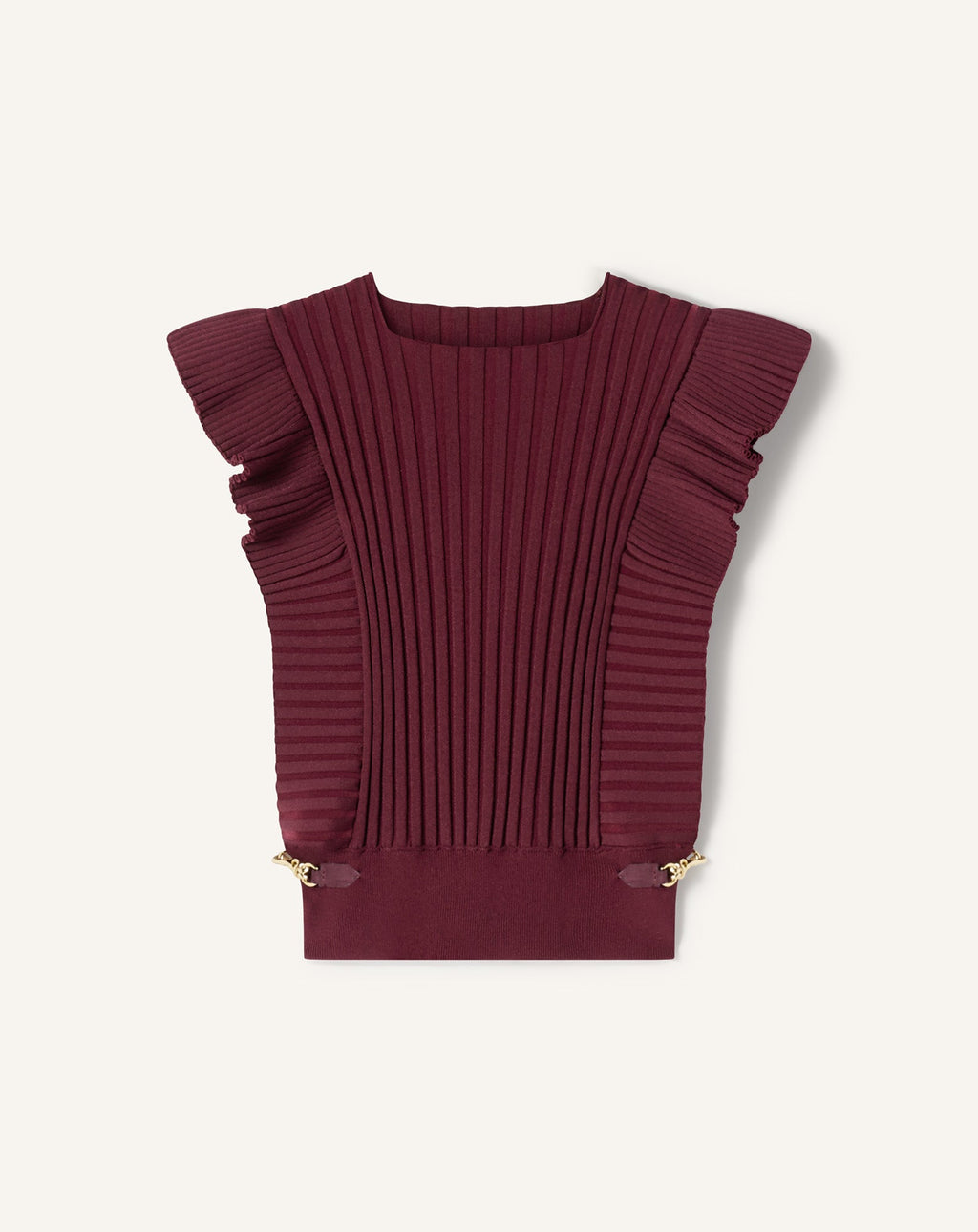 VISCOSE BIB SWEATER